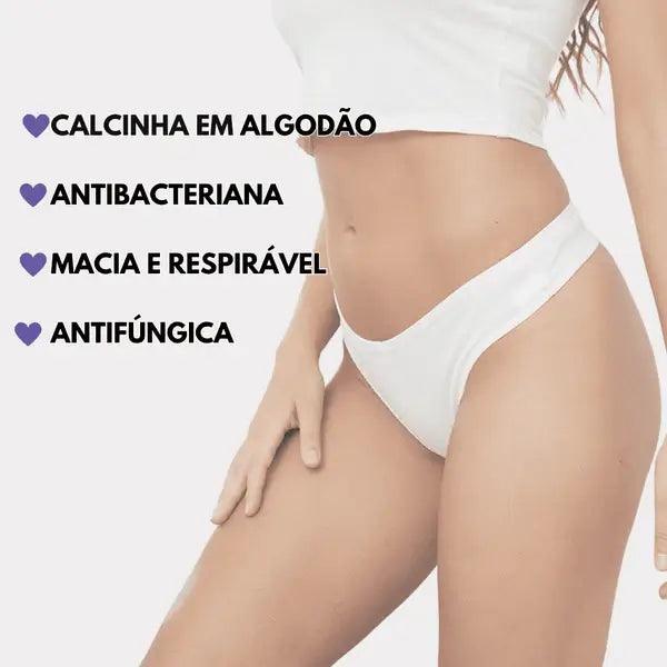 Calcinhas Antibacterianas 100% Algodão - Beualt [COMPRE 5 E LEVE 10]